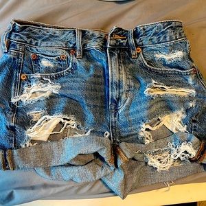 AE denim tomgirl shorts